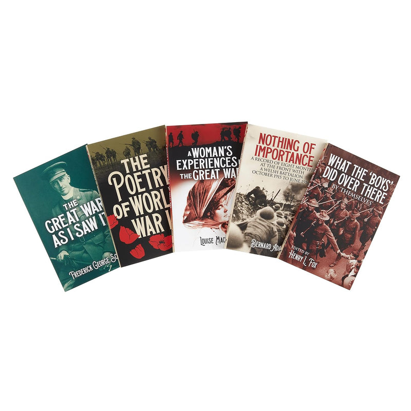 World War I Memoirs Collection 5 Books Box Set (Nothing of Importance, The Poetry of World War I) - The Book Bundle