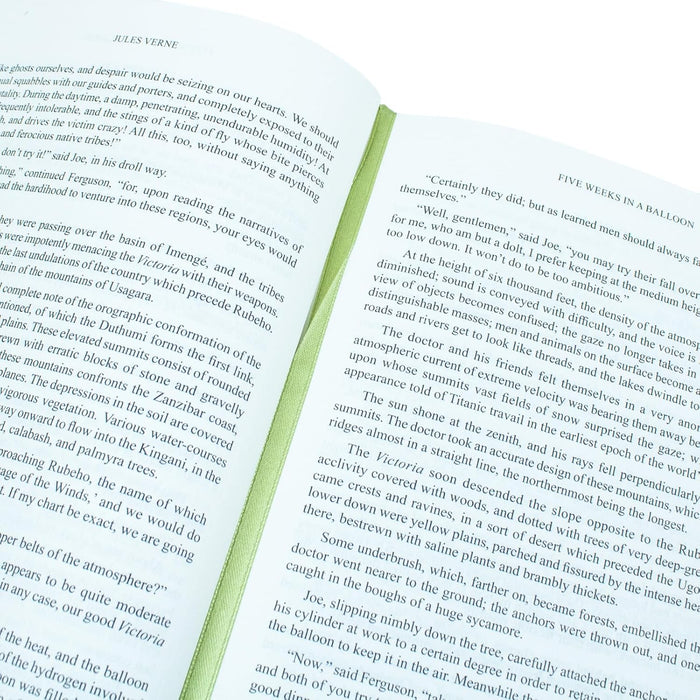 A Collection of Jules Verne Novels Deluxe Leather Bound Classic - The Book Bundle