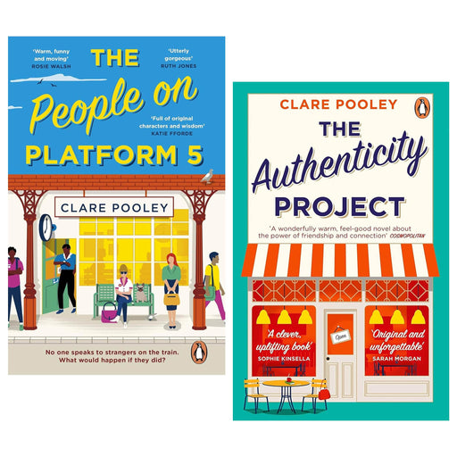 Clare Pooley 2 Books Collection Set (The Authenticity Project and The People on Platform 5) - The Book Bundle