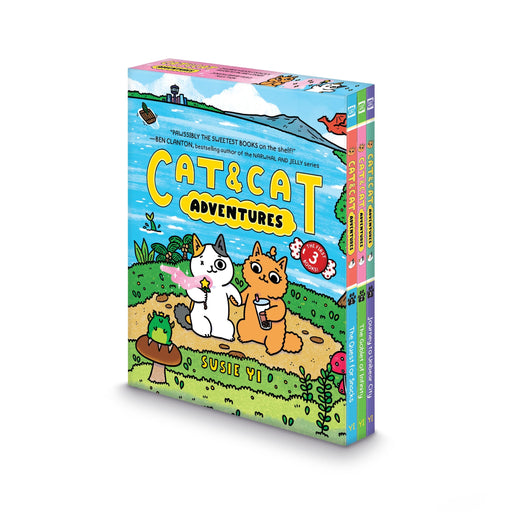Cat and Cat Adventures #1-3: A Graphic Novel 3-Book Box Set: The Quest for Snacks, The Goblet of Infinity, Journey Into Unibear City - The Book Bundle