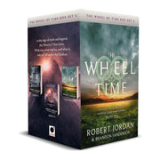 The Wheel of Time Box Set 5 by Robert Jordan, featuring books 13-14 and prequel, with cover art and spine details.