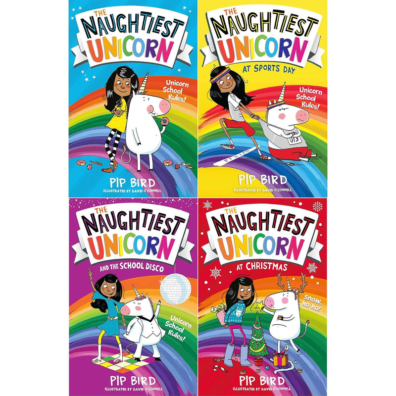 The Naughtiest Unicorn 8-Book Collection Set By Pip Bird - Ages 7 To 9 - Paperback