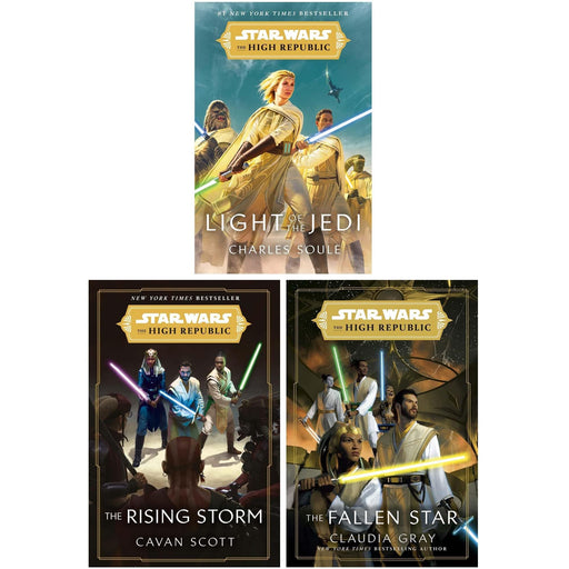 Star Wars: The High Republic Series 3 Books Collection Set (Light of the Jedi, The Rising Storm & The Fallen Star) - The Book Bundle