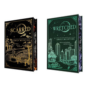 Never After Series by Emily McIntire 2 Books Collector's Edition Set (Scarred and Wretched) (Sprayed Edges) - The Book Bundle