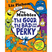 The Mubbles 3 Books Collection Set by Liz Pichon, hardcover fiction books featuring colorful cover art and playful illustrations.