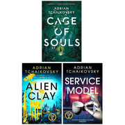 Adrian Tchaikovsky Novels 3 Books Collection Set (Cage of Souls, Alien Clay  & Service Model) - The Book Bundle