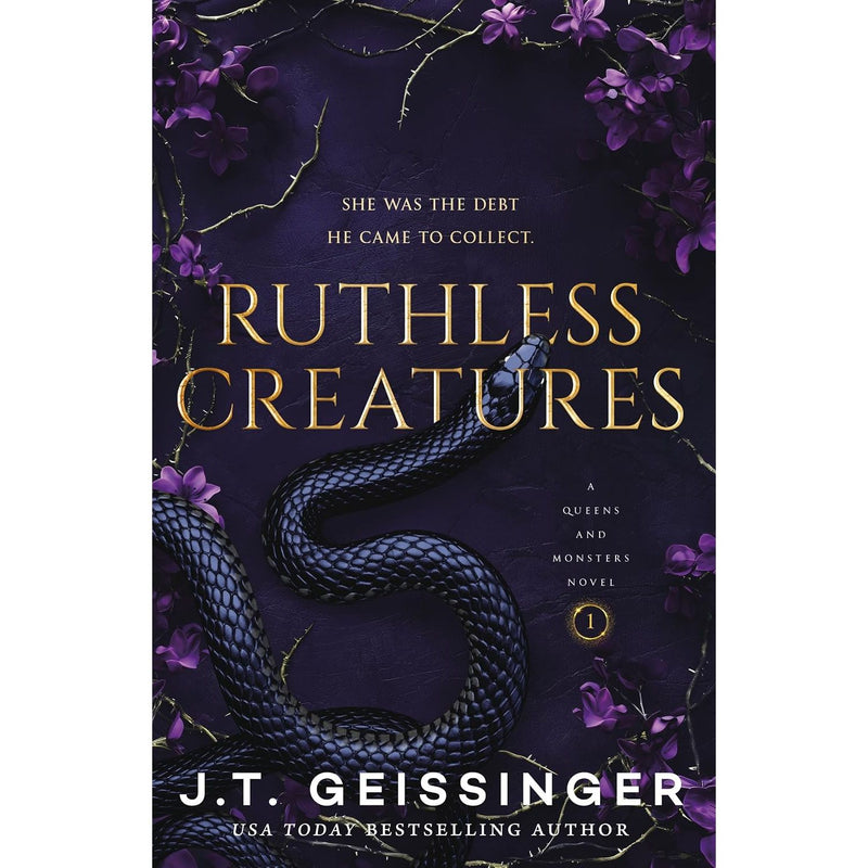 Queens and Monsters Series by J. T. Geissinger 4 Books Collection Set (Ruthless Creatures, Carnal Urges, Savage Hearts and Brutal Vows)