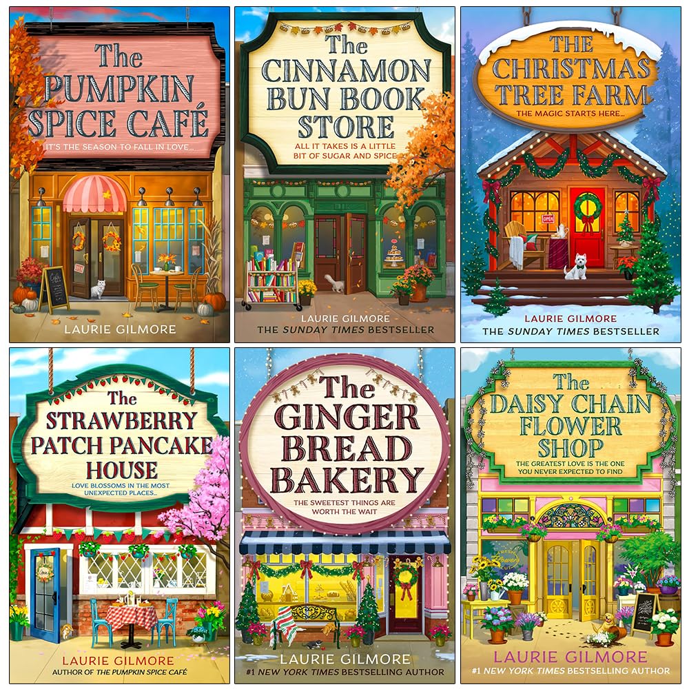 The Pumpkin Spice Café The Cinnamon Bun Book Store 6 Book Set