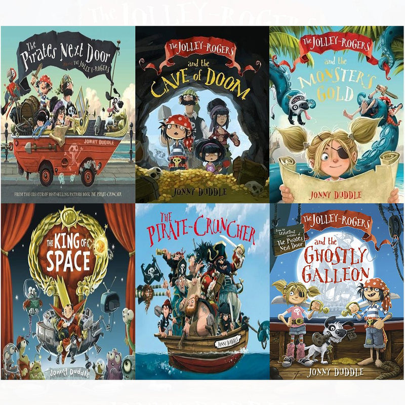 Jonny Duddle Jolley Rogers 6 Books Collection Set - The Book Bundle
