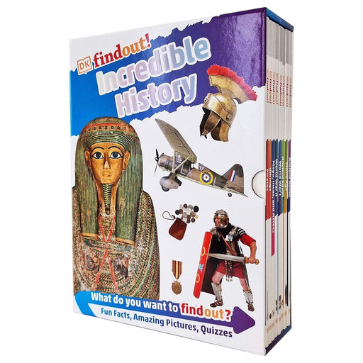 DK findout!: Incredible History Collection 8 Books Box Set - The Book Bundle