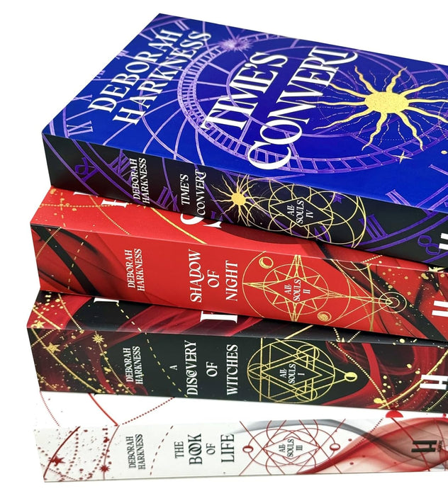 All Souls Trilogy 4 Book Collection Set by Deborah Harkness (Shadow of Night, A Discovery of Witches, The Book of Life, Times Convert)