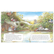 Set of four hardcover Brambly Hedge books by Jill Barklem for children ages 3-7, featuring colorful illustrations from the collection.