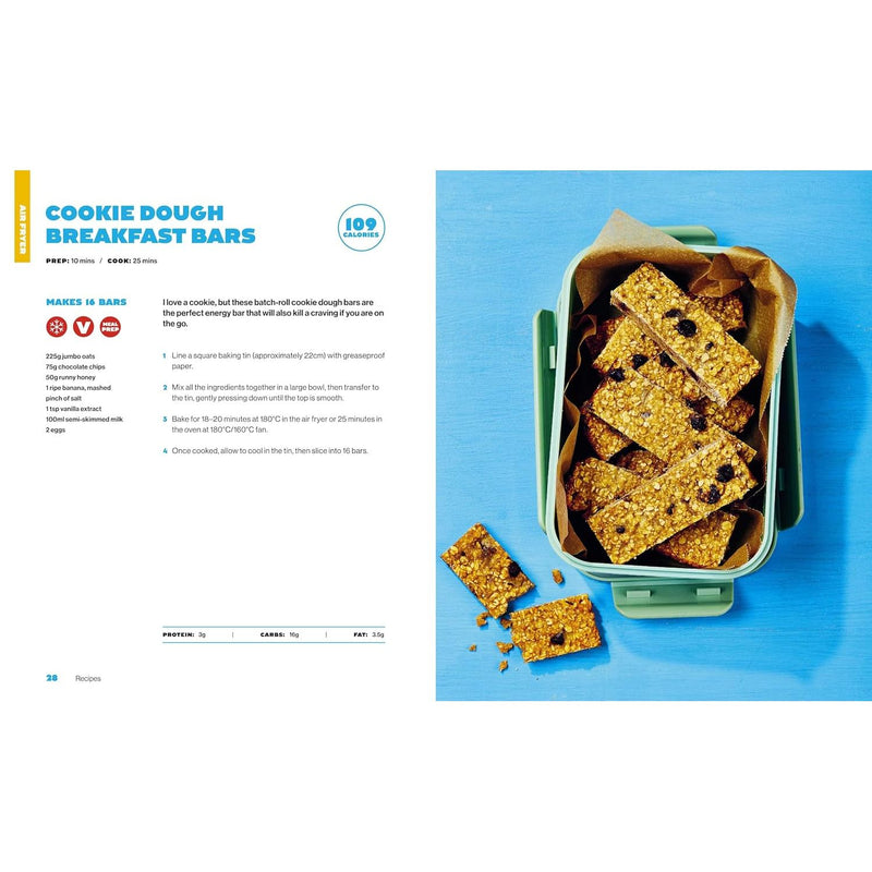 Meal planner titled "Bored of Lunch" by Nathan Anthony, featuring a colorful weekly layout with meal sections on a white background.