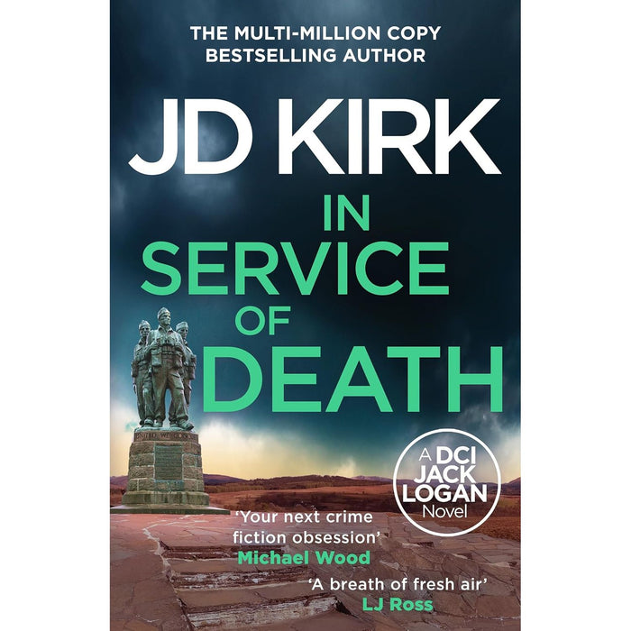 DCI Logan Crime Thrillers (17-20) Collection 4 Books Set by JD Kirk (In Service of Death, Where the Pieces Lie, A Dead Man Walking & A Killer of Influence) - The Book Bundle