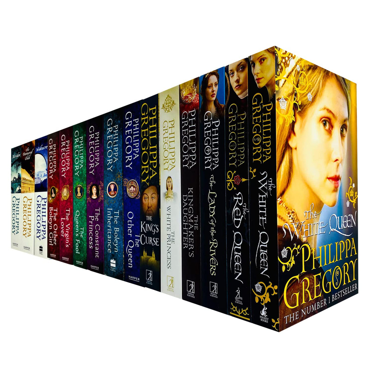 Philippa Gregory Cousins War, Tudor Court & Wildacre Trilogy Collectio