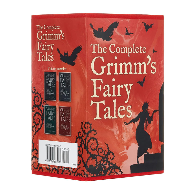 The Complete Grimm's Fairy Tales: Deluxe 4-Book Hardback Boxed Set (Arcturus Collector's Classics) - The Book Bundle