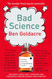Paperback copy of Bad Science by Ben Goldacre, a non-fiction book on scientific misinformation, published by Fourth Estate.