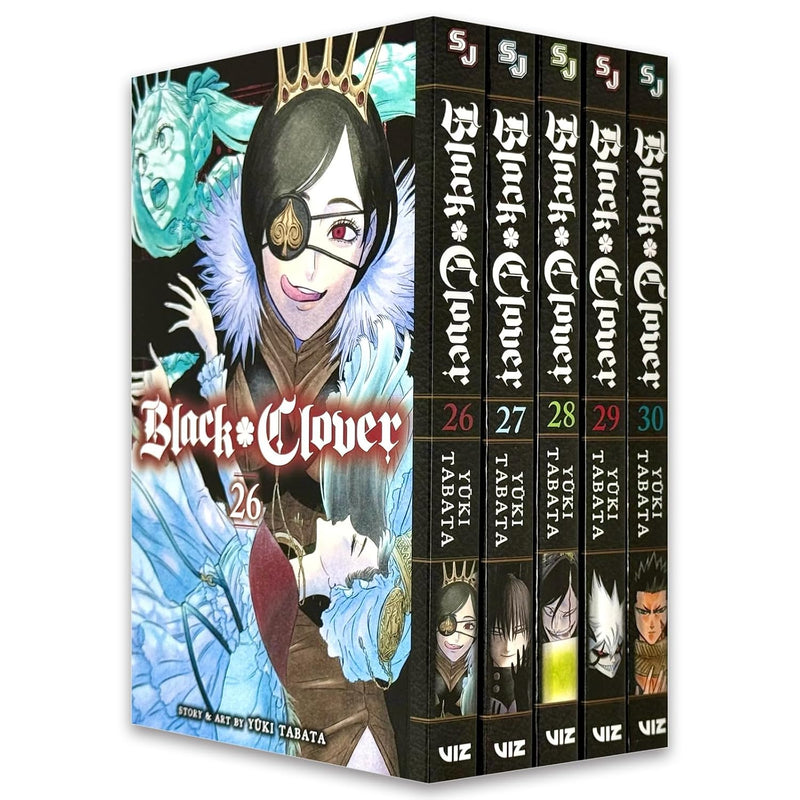 Black Clover Vol 26-30 5 Books Collection Set by Yuki Tabata - Fiction - Paperback