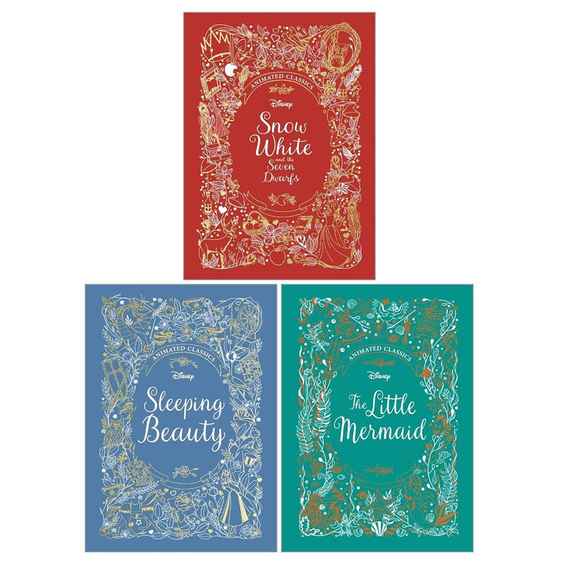 Disney Animated Classics Slipcase: Sleeping Beauty , Little Mermaid &Snow White & the Seven Dwarfs)