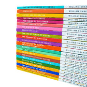 William Shakespeare Complete Collection of 22 classic books, featuring "The Two Gentlemen of Verona" in a hardcover set.