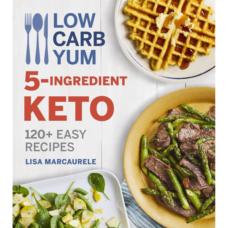 Harvest bowl featuring fresh vegetables and herbs from Lisa MarcAurele's Low Carb Yum 5-Ingredient Keto cookbook.