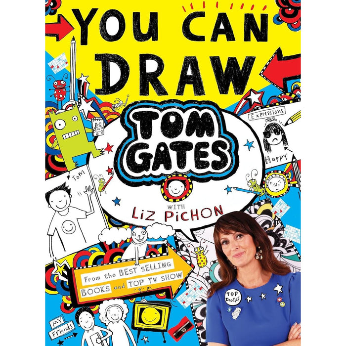 Liz Pichon Collection 4 Books Set (Meet the Mubbles, You Can Draw, Shoe Wars and Tom Gates The Music Book) - The Book Bundle