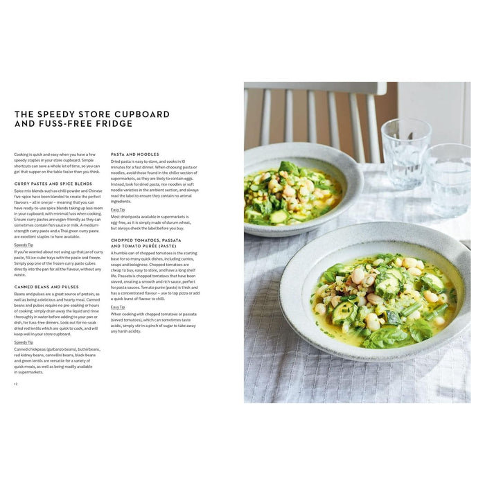 Easy Speedy Vegan: 100 Quick Plant-Based Recipes Hardcover by Katy Beskow (Author) - The Book Bundle