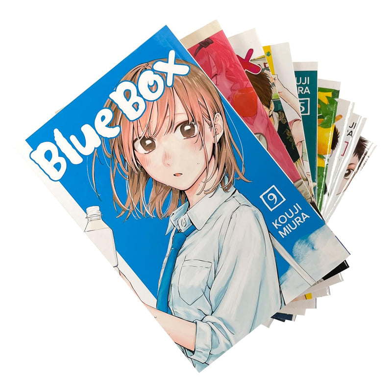 Blue Box Volume 1-9 Series 9 Books Collection Set by Kouji Miura - The Book Bundle