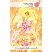 Deck of 78 Crystal Power Tarot cards by Jayne Wallace, featuring colorful artwork displayed on the paperback box.