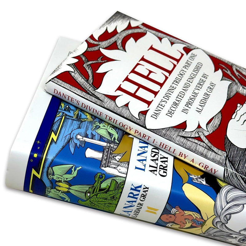 Lanark & Hell 2 Books Collection Set by Alasdair Gray - Fiction - Hardcover
