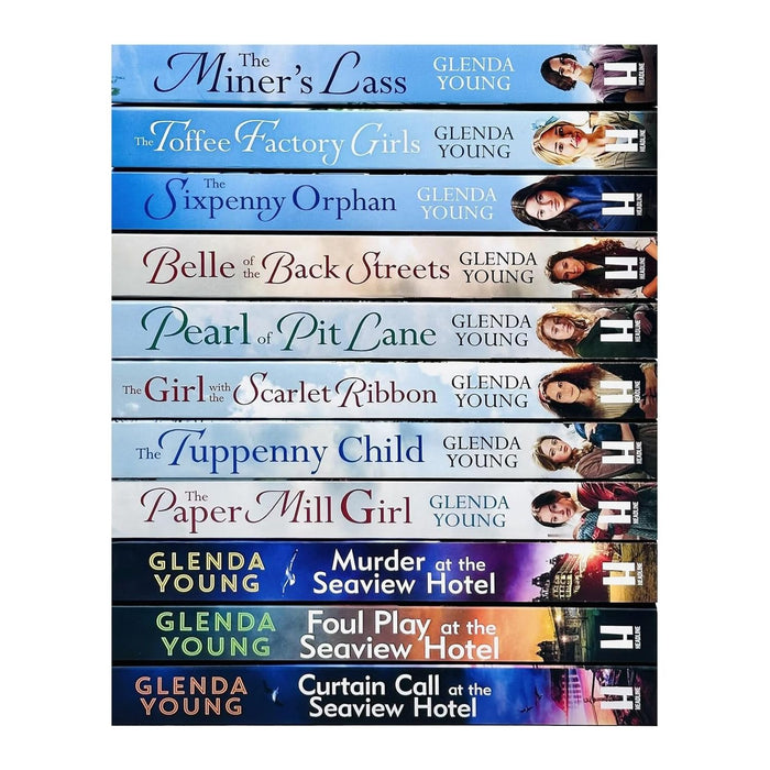 Glenda Young 11 Books Collection Set Toffee Factory Girls, The Sixpenny Orphan, Belle of the Back Streets - The Book Bundle