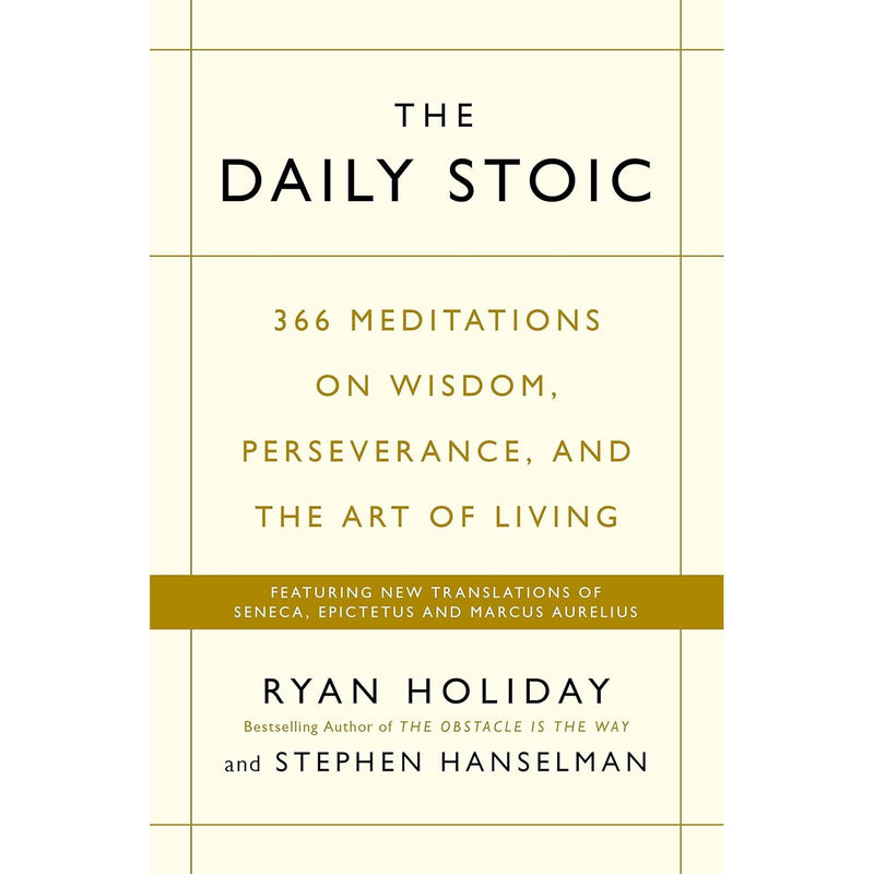 The Daily Stoic 2 books collection set by Ryan Holiday, paperback edition with authors Lars Beckman, Minji Okada, and Stephen Hanselman
