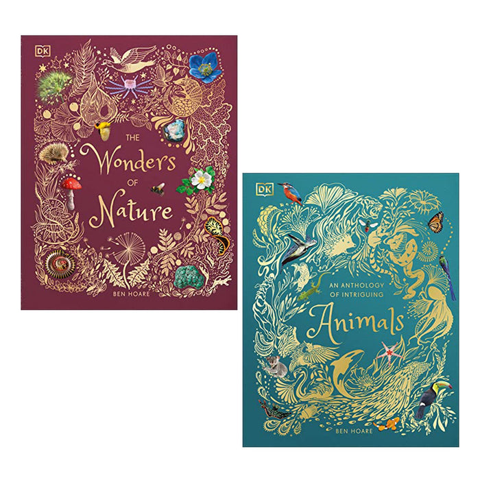 DK Children's Anthologies 2 Books Collection Set By Ben Hoare and Will Gater(The Wonders of Nature and An Anthology of Intriguing Animals) - The Book Bundle