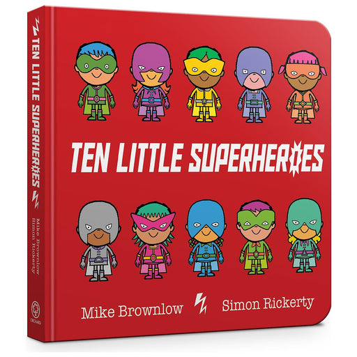 Ten Little Superheroes Board Book - The Book Bundle