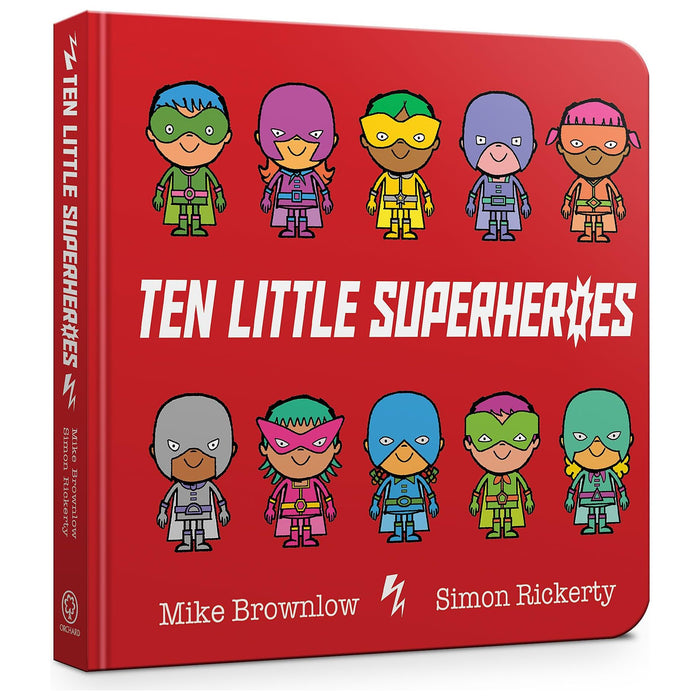 Ten Little Superheroes Board Book - The Book Bundle