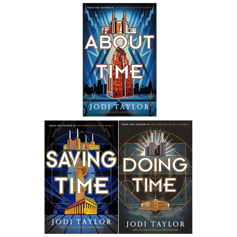 Jodi Taylor Time Police Series 3 Books Set (Saving Time, About Time, Doing Time) - The Book Bundle