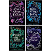 Set of four paperback fiction books from the Compelling Fates Saga by Sophia St. Germain, featuring vibrant cover art.