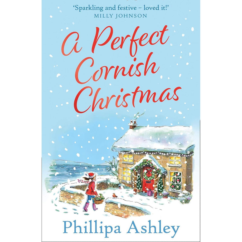 Phillipa Ashley Porthmellow Harbour Series Collection 3 Books Set (A Perfect Cornish Christmas, A Perfect Cornish Escape)