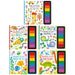 Usborne Fingerprint Activities 5 Books Collection Set (Fingerprint Activities, Fingerprint Activities Dinosaur, Bugs, Under The Sea and Animals) - The Book Bundle
