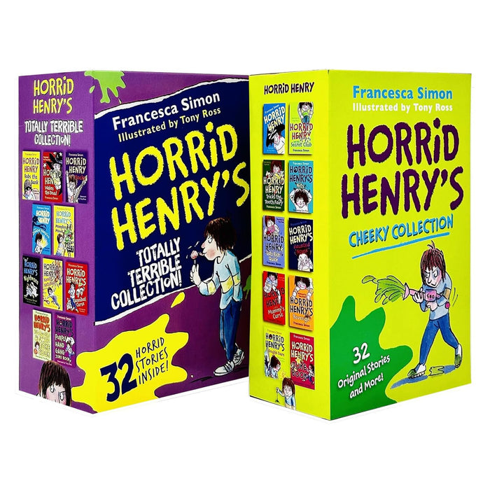 Horrid Henry's Cheeky & Totally Terrible Collection 20 Books Box Set by Francesca Simon - The Book Bundle