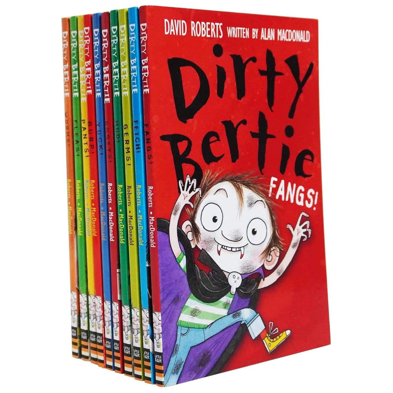 Dirty Bertie Series 1 Collection By Alan MacDonald 10 Books Gift Set - The Book Bundle