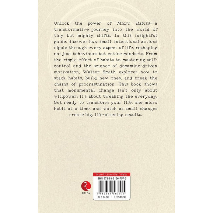 Micro Habits : Small Changes, Big Impact Paperback by Walter Smith - The Book Bundle