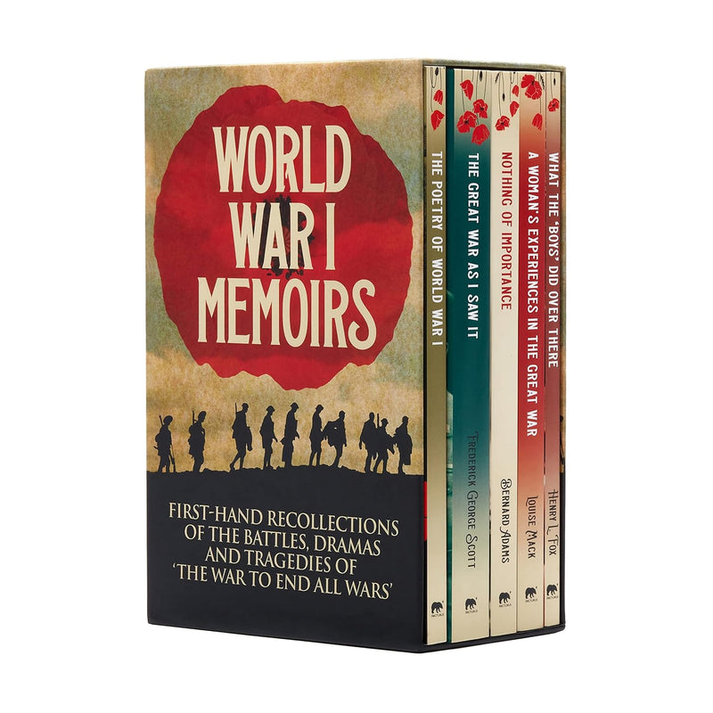 World War I Memoirs Collection 5 Books Box Set (Nothing of Importance, The Poetry of World War I) - The Book Bundle