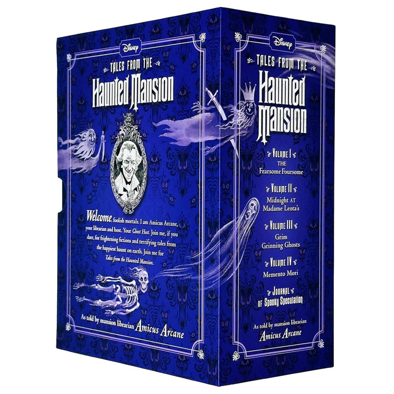 Tales From The Haunted Mansion Series Volume 1-4 Books Collection Set with Journal of Spooky Speculation Fearsome Foursome, Memento Mori - The Book Bundle