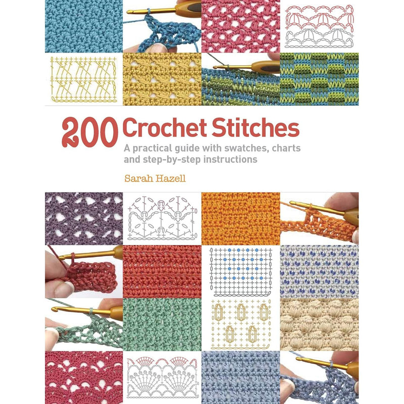200 Crochet Stitches,200 Crochet Blocks,Handbook of Crochet Stitches 3 Books Collection Set - The Book Bundle