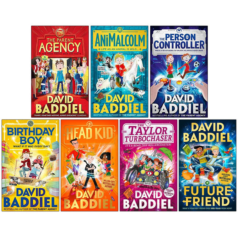 AniMalcolm, The Parent Agency, Birthday Boy 7 Books Collection Set by David Baddiel - Fiction - Mixed Format