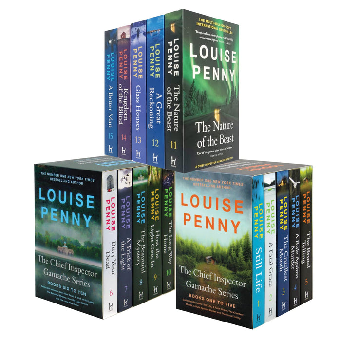 Louise Penny The Chief Inspector Gamache 1 - 15 Books Collection Set (Still Life, Bury your Dead, The Nature of the Beast And Many More!) - The Book Bundle