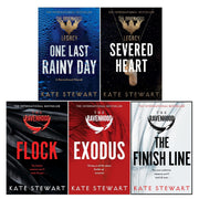 The Ravenhood and The Ravenhood Legacy Series 5 Books Set by Kate Stewart (Flock, Exodus, The Finish Line, One Last Rainy Day, Severed Heart) - The Book Bundle