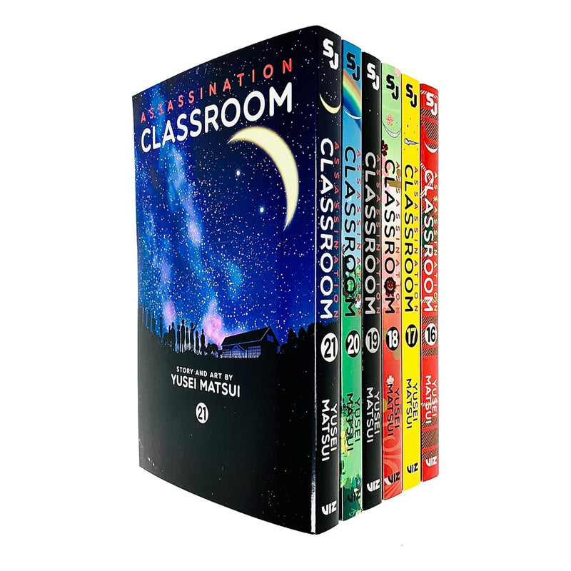 Assassination Classroom Series Vol 16 17 18 19 20 21 Collection 6 Books Set By Yusei Matsui - The Book Bundle
