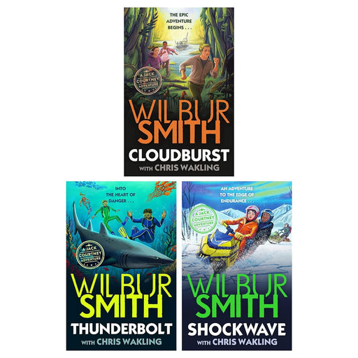 Jack Courtney Adventures Series 3 Books Collection Set (Cloudburst, Thunderbolt & Shockwave) - The Book Bundle